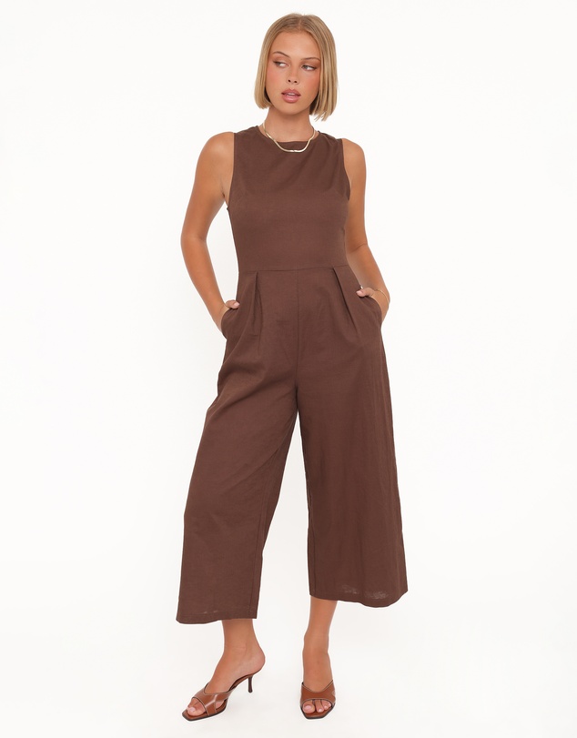 Petal & Pup - Ester Jumpsuit - Chocolate