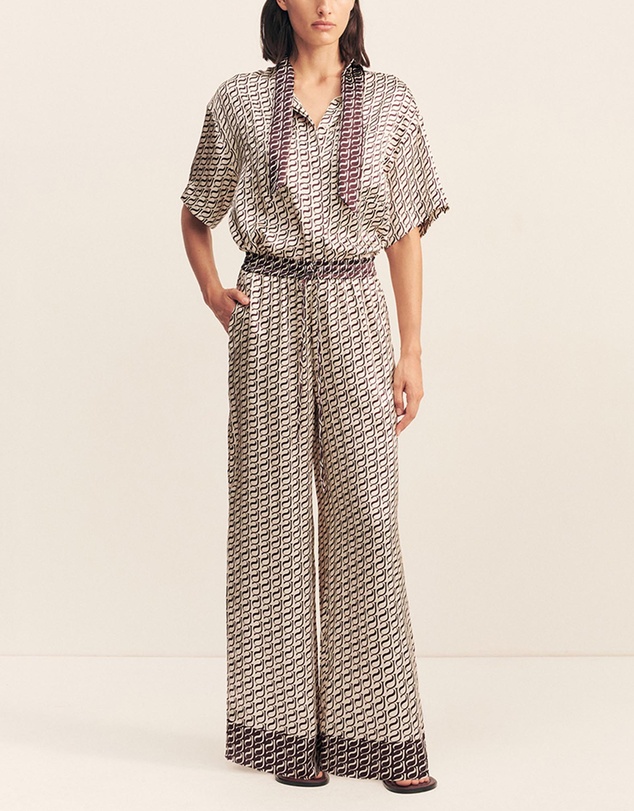 Shona Joy - Monogram Contrast Pants