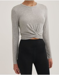 Witchery - Cross Front Long Sleeve Top