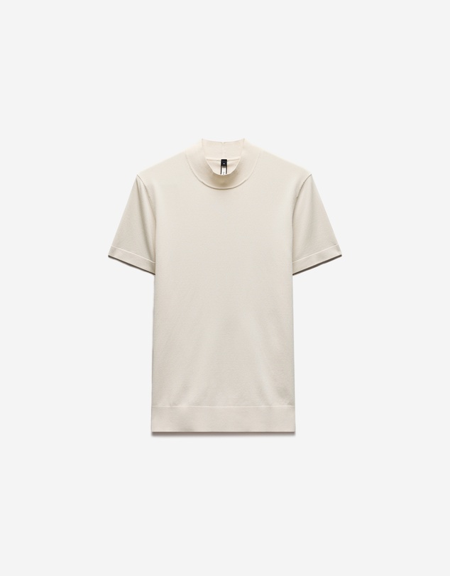 Calibre - Slim Tech Knit T-shirt Parchment