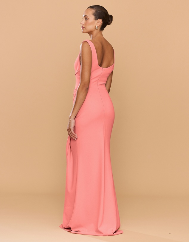 CATHERINE FERRARO - Elena Square Neck Gown