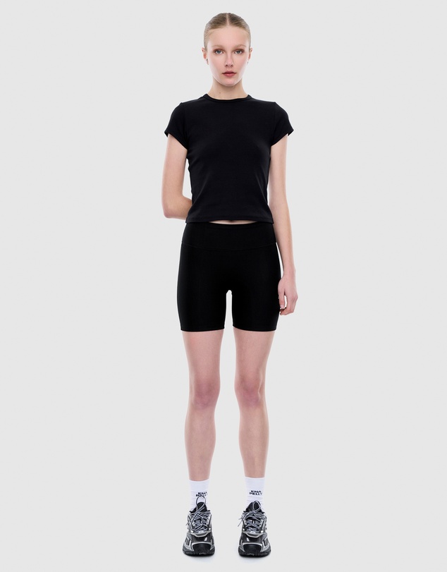 ENA PELLY - Athleisure Rib Bike Shorts