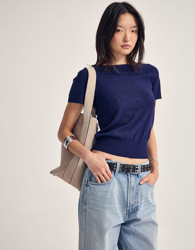 Oxford - Grace Short Sleeve Merino Knit