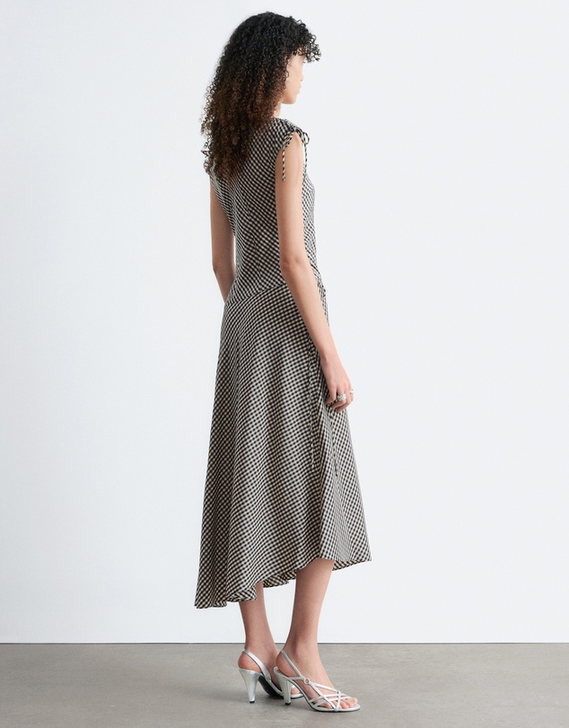 & Other Stories - Asymmetric Draped Midi Dress