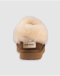 AusWooli Ugg Boots - Coogee Sheepskin Wool Ankle Slippers
