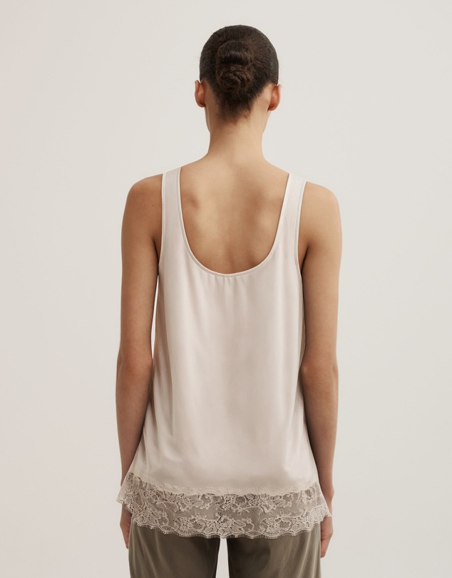 Witchery - Lace Hem Tank Top