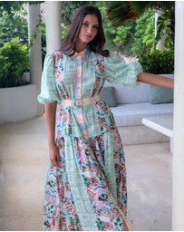 KACHEL - Jean Maxi Dress