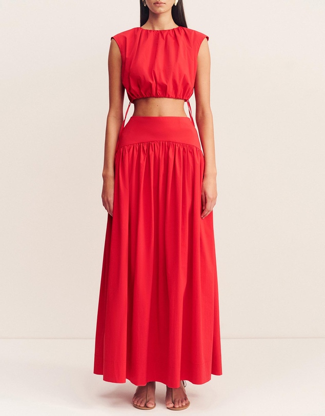 Shona Joy - Campbell Gathered Maxi Skirt