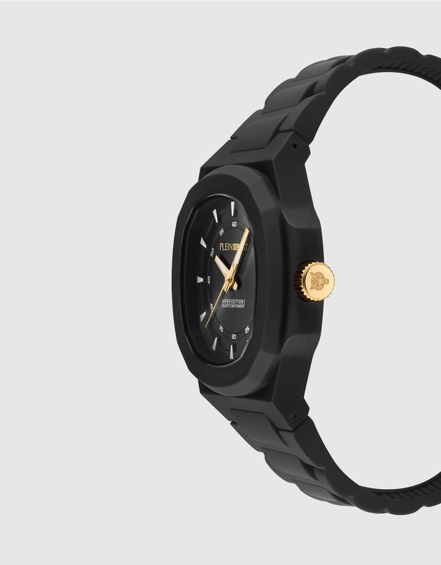 Plein Sport - VIPER EDITION I 42mm Black Dial and Black Silicone Strap