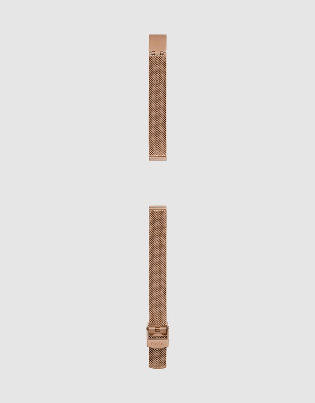 Fossil - Rose Gold-Tone Strap Bar - Ladies