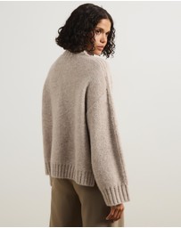 Atmos&Here - Charll Funnel Neck Knit Jumper