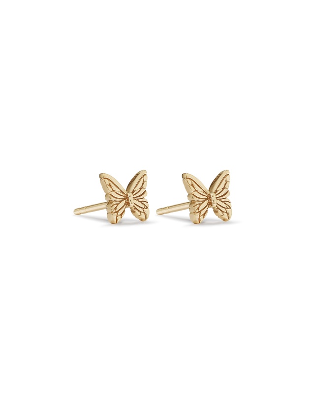 Michael Hill - Butterfly Stud Earrings in 10kt Yellow Gold