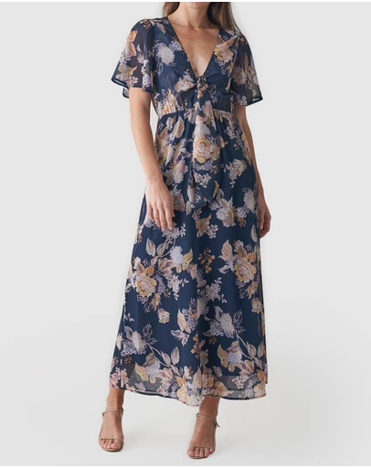 Amelius - La Seyne Tie Maxi Dress