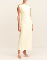 Shona Joy - Otis Draped High Neck Midi Dress