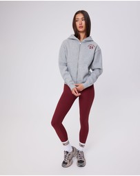 Upstate - Zip Through Hoodie - Grey Marle