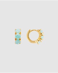 FAIRLEY - Amazonite Huggies