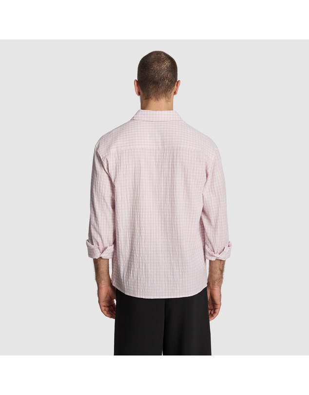 yd. - Milano Textured Check Shirt
