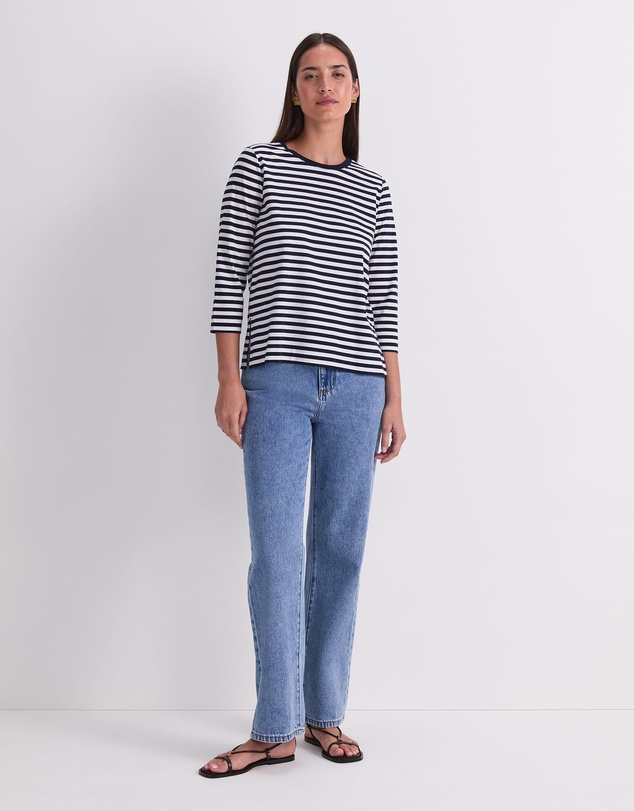 Sportscraft - Mercerised Cotton 3/4 Sleeve Tee