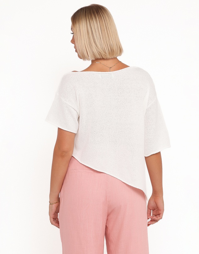 Petal & Pup - Ardena Boucle Knit Top - Cream