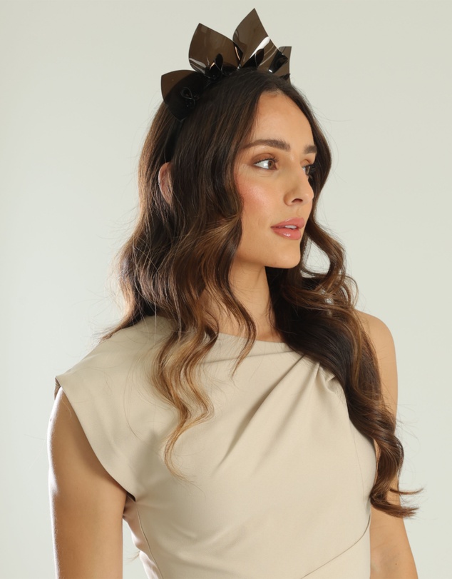 Morgan & Taylor - Ava Fascinator in Black