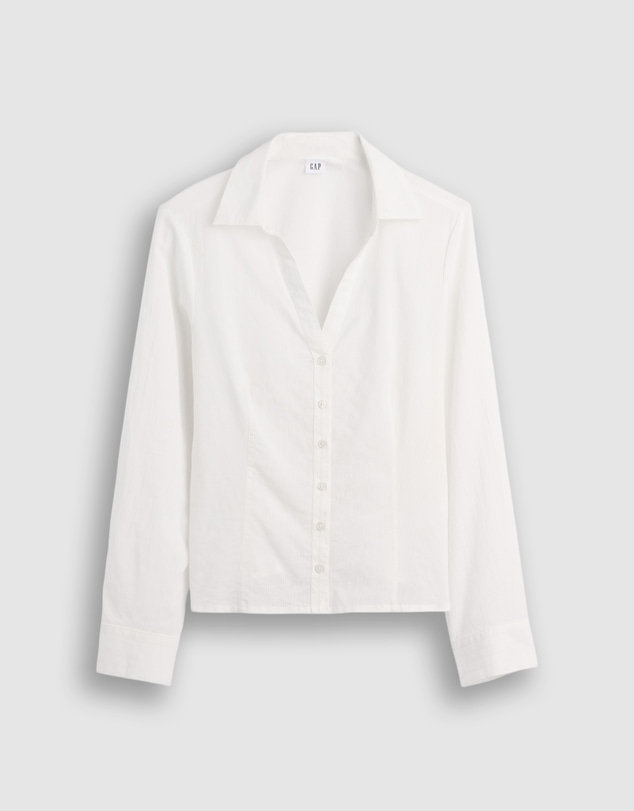 GAP - LS Fitted Dobby Shirt