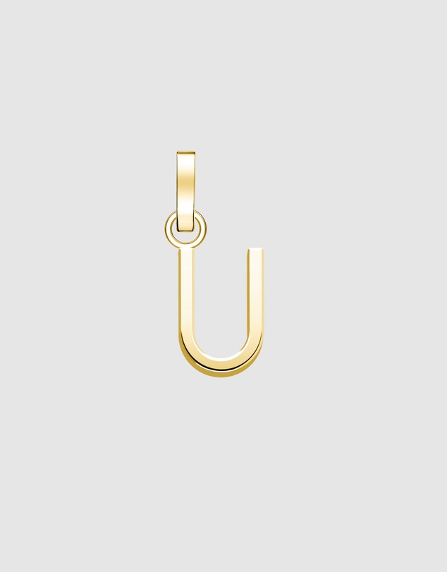 Rosefield - Pendant Gold Tone Letter U
