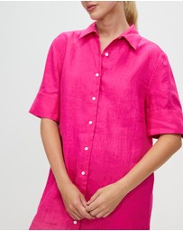 White By FTL - Hettie Shirt Dress
