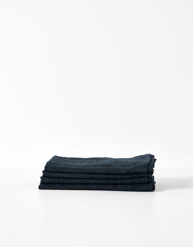 Aura Home - Vintage Pure Linen Napkin Set of 4