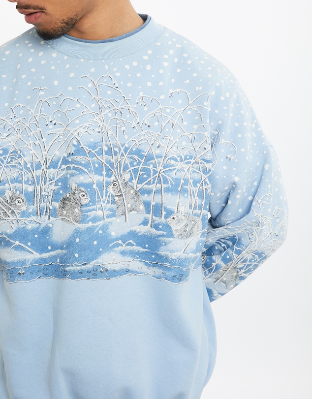 Vintage by The Real Deal - Pre Loved - 90s Rabbit Wildlife Sweatshirt