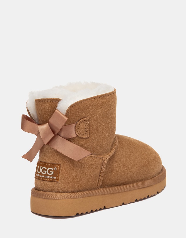EVERAU - Australian Shepherd Ugg Melub Kids Cow Suede Upper UGG Boots