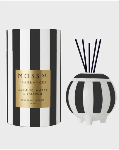 Moss St Fragrances - Jasmine, Amber & Saffron Ceramic Diffuser 350ml