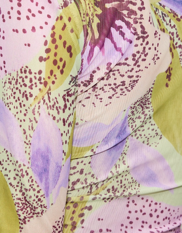 Dazie - Orchid Long Sleeve Mesh Top