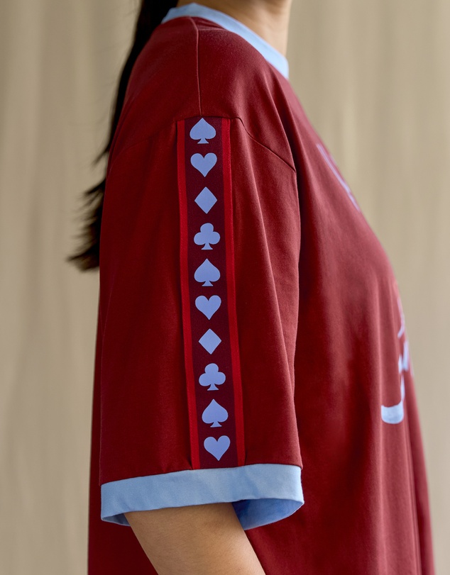 SMWR. by The Somewhere Co - All in on Hearts Oversized Tee