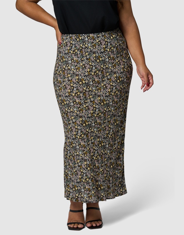 Something 4 Olivia - Emily Printed Midi Skirt