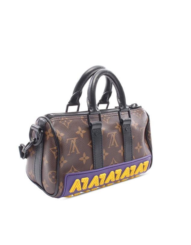 Pre-Loved by Azura Reborn - Pre-Loved Monogram Keepall LV Rubber Bandouliere XS