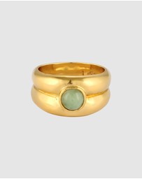 Haze & Glory - ICONIC EXCLUSIVE - Ring Jade - Gold