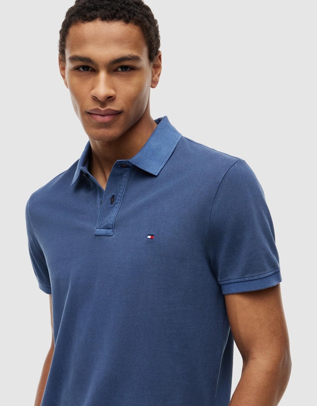 Tommy Hilfiger - Garment Dyed Flag Embroidery Regular Polo