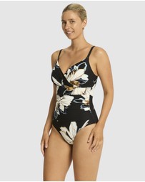 Sea Level Australia - La Luna Wrap Front DD/E Cup One Piece