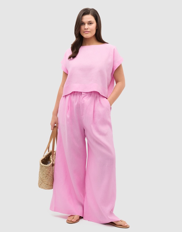 Seed Heritage - Linen Boxy Shell Top