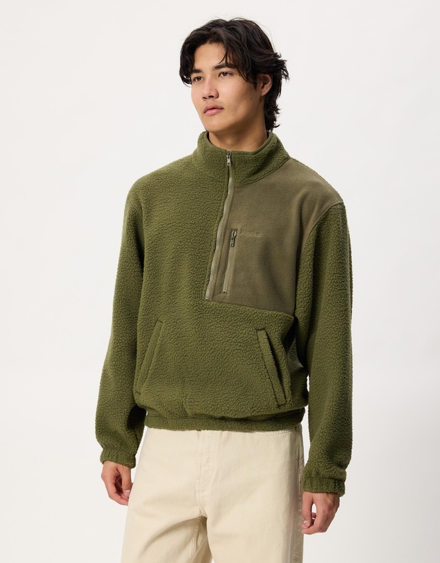 Rhythm - Koa Fleece Half Zip Sweat
