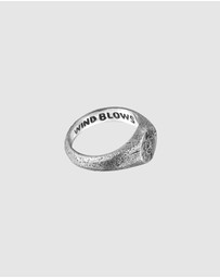 Haze & Glory - ICONIC EXCLUSIVE - Ring Compass Signet Maritime 925 Sterling Silver