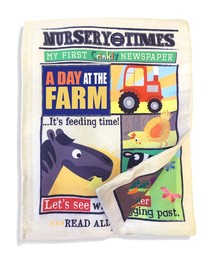 Jo and Nics Crinkly Cloth Books - Farm Animals