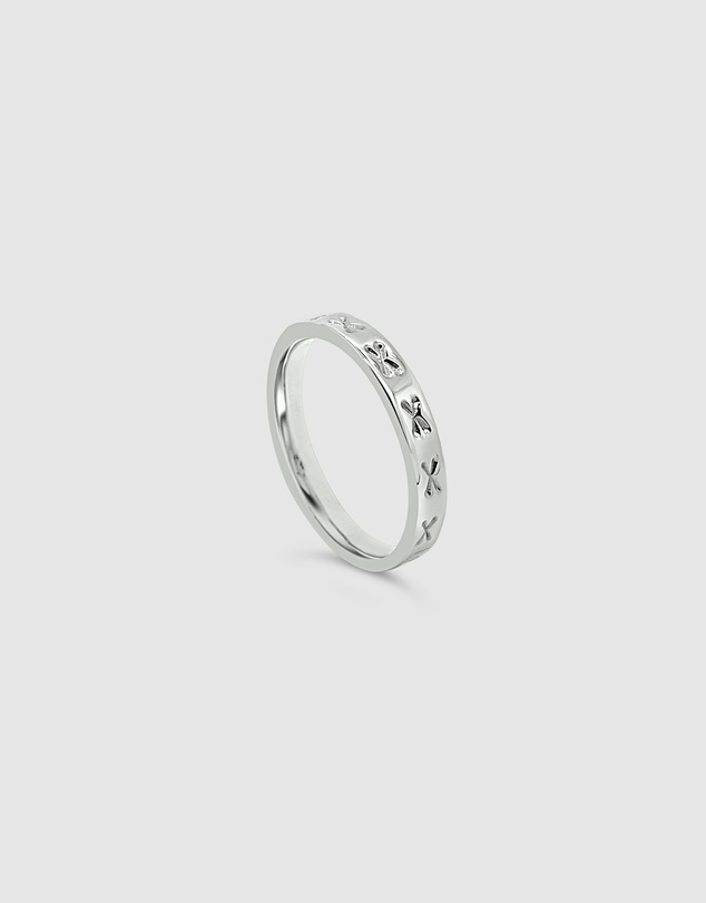Ichu - Personalised Letter X Ring