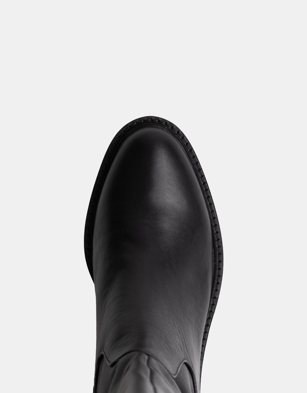 Wittner - Branda Leather and Neoprene Knee High Boots