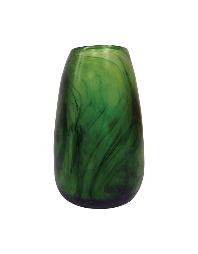 Urban Attitude - Urban Attitude RACH Large Vase Height 25.5cm, Width 17cm, Opening 6cm x 9cm - Sage Mist