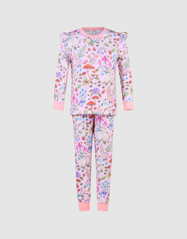 Fleur Harris - 'Forest Friends' Whimsical Sleep Set in Pink