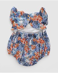 WITH LOVE FOR KIDS - Cotton Muslin Playsuit - Babies