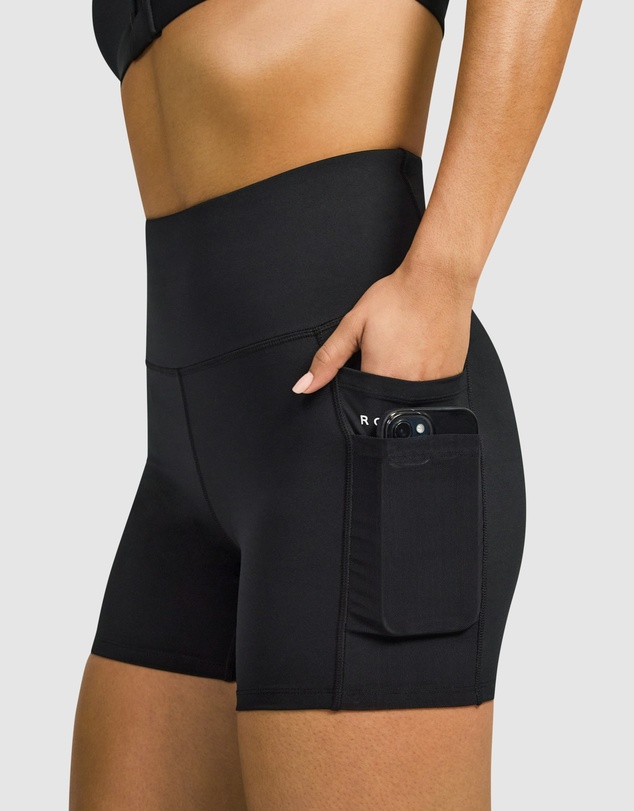 Rockwear - Velocity Pocket Mid Thigh Bike Shorts