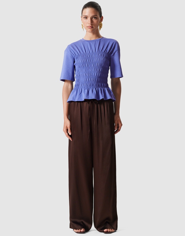 & Other Stories - Smocked Crewneck Top
