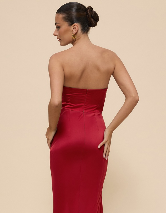 CHANCERY - Jada Strapless Corset Maxi Dress